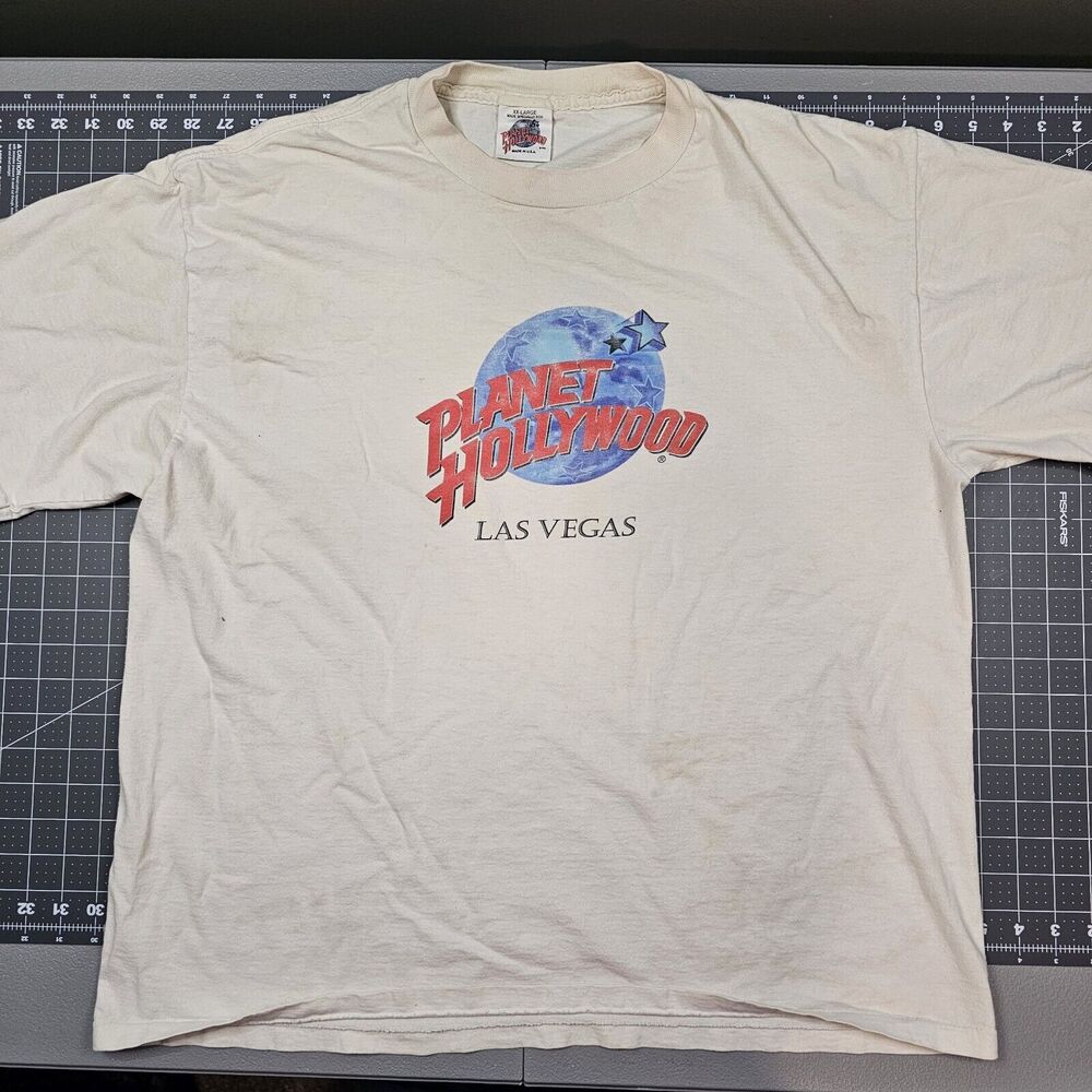 Vintage Planet Hollywood Tshirt XL Dallas 90s Y2k Streetwear Skater Grunge Texas